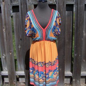 Womens/Juniors Boho Maxi Dress Size 10 by London Style